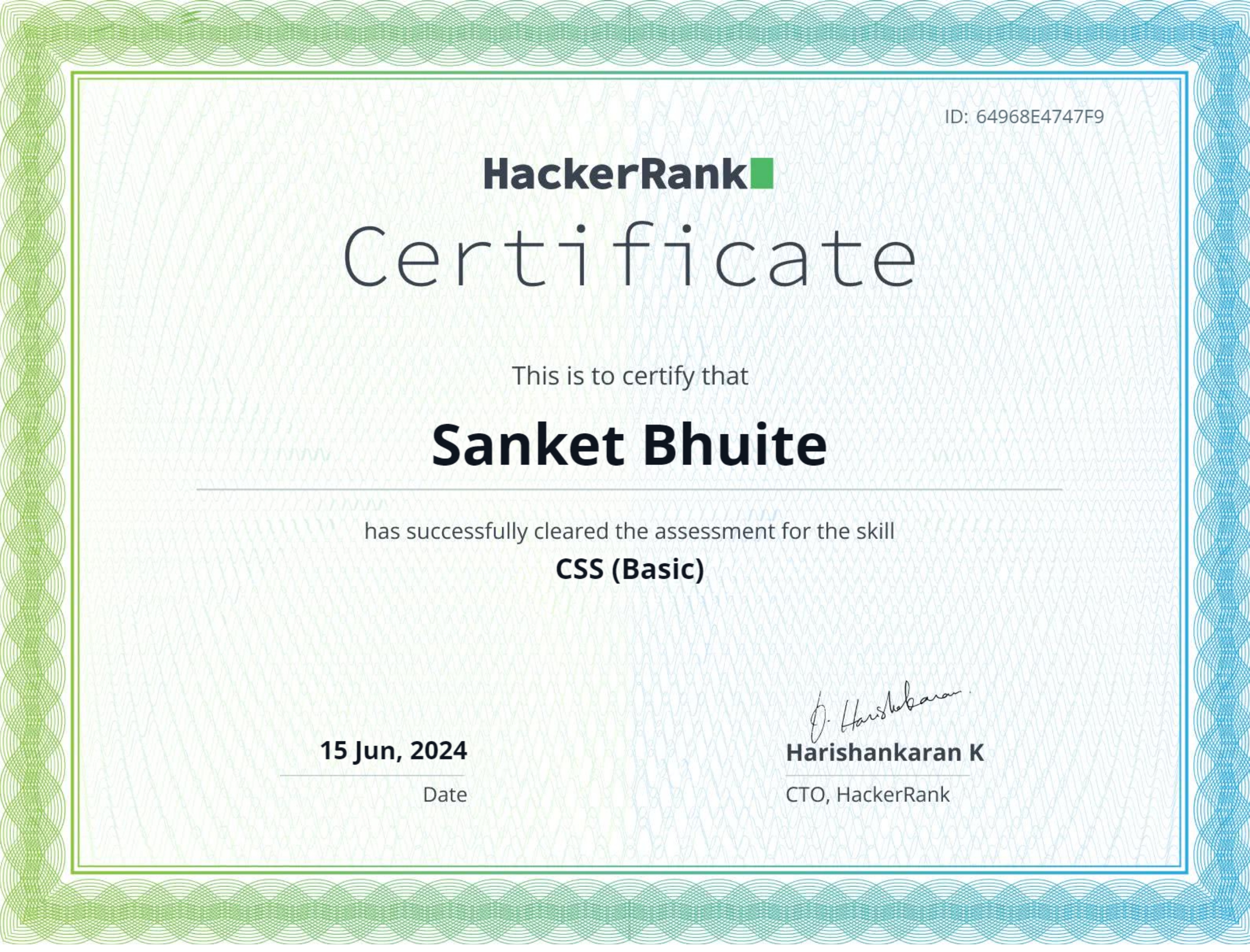 Certificate 10