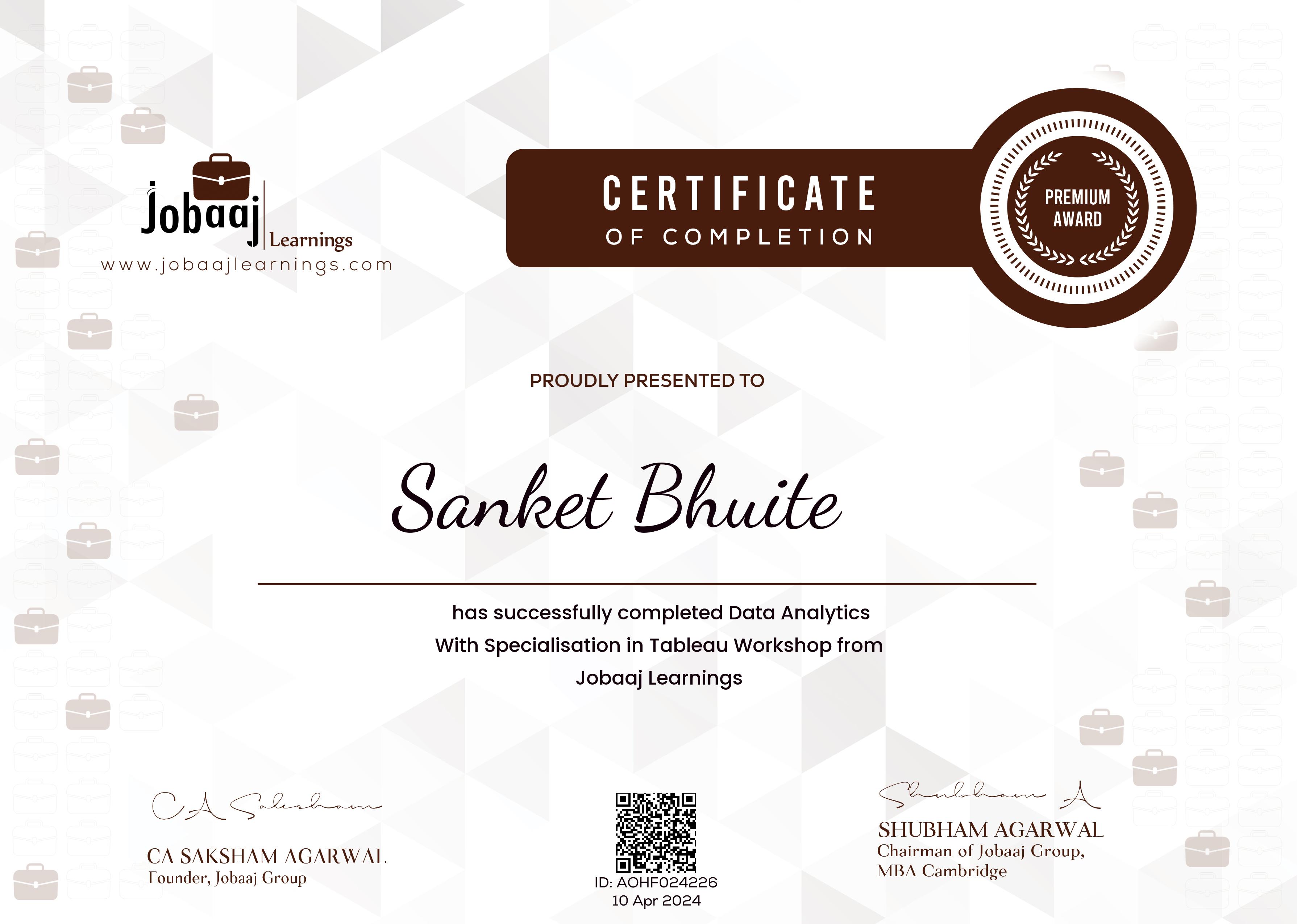 Certificate 6