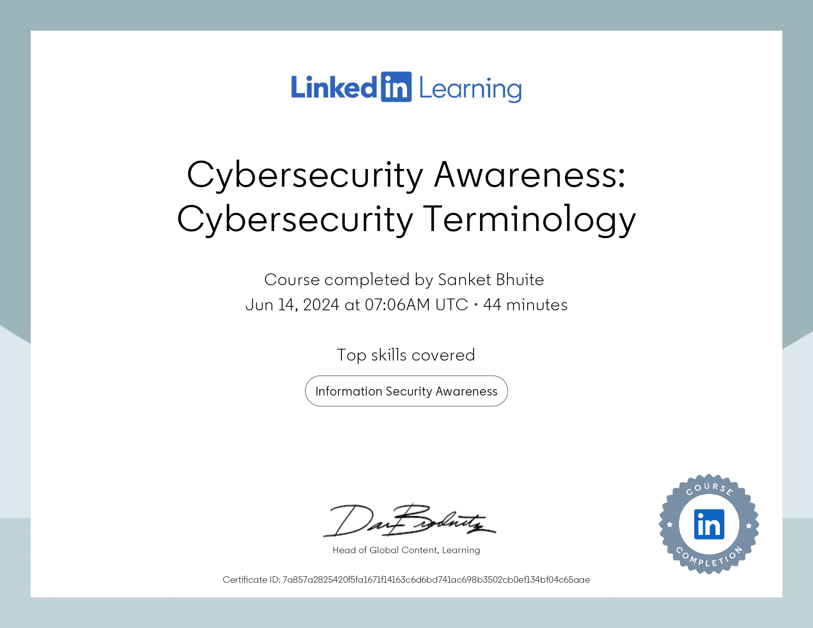 Certificate -1