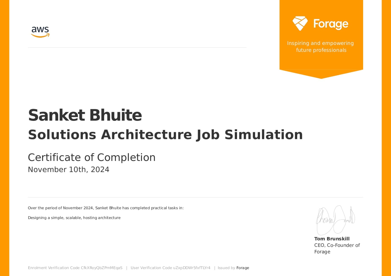 Certificate 6