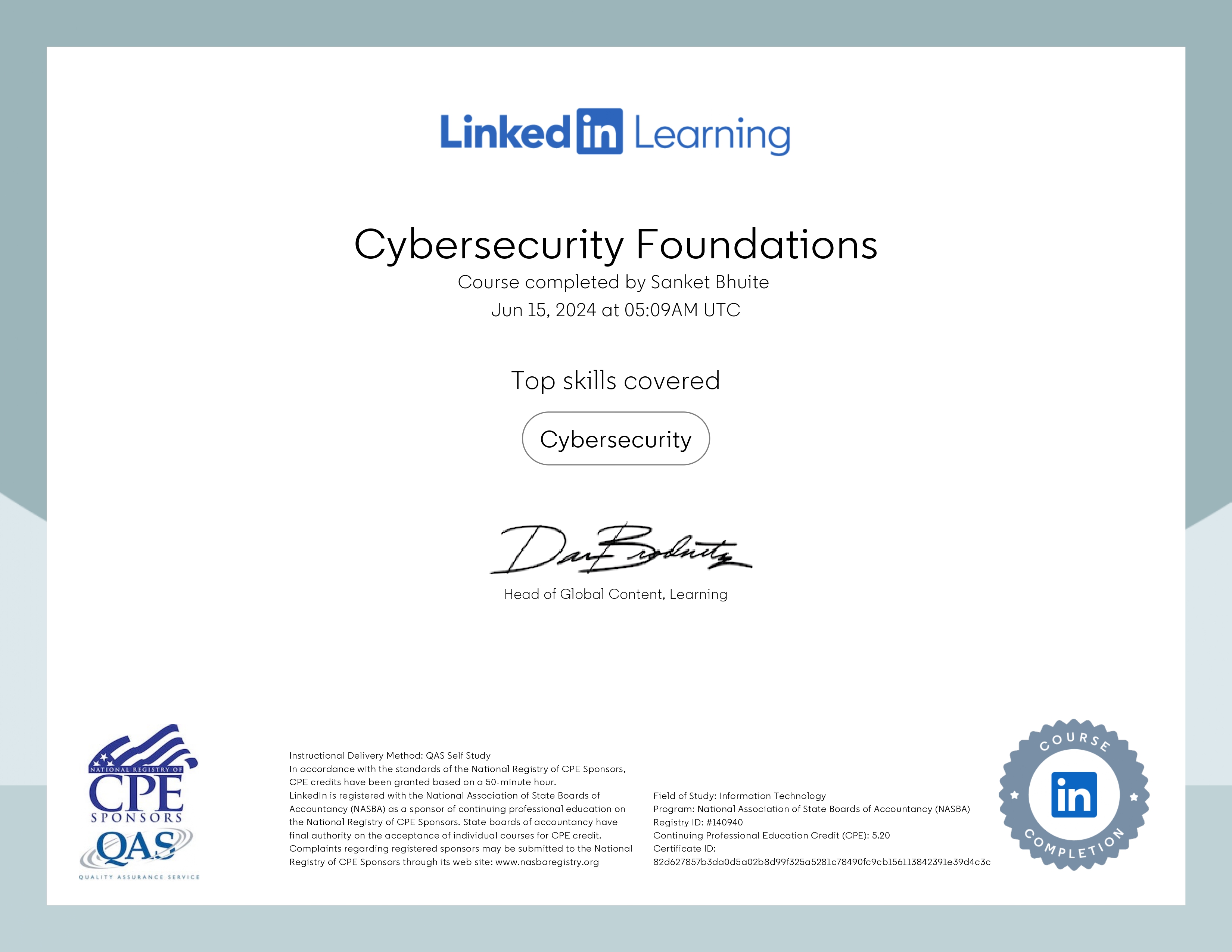 Certificate 0