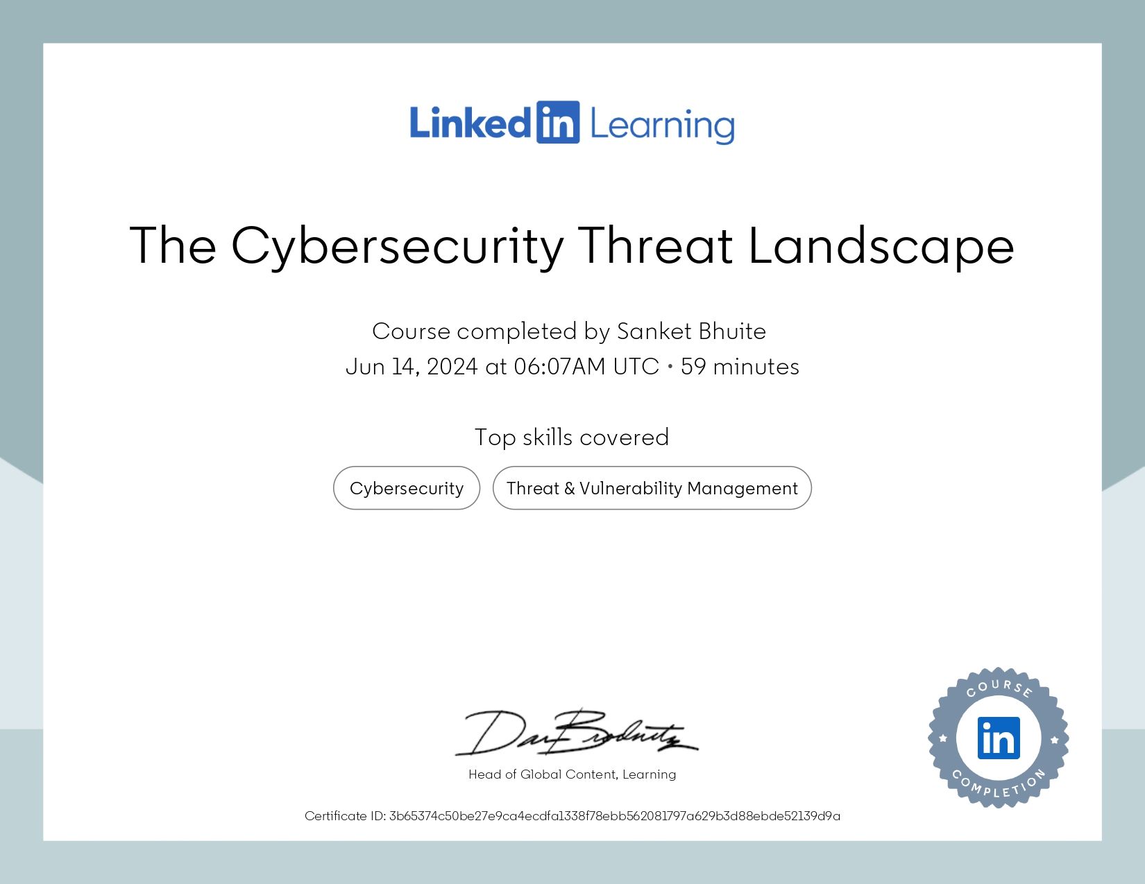 Certificate 2
