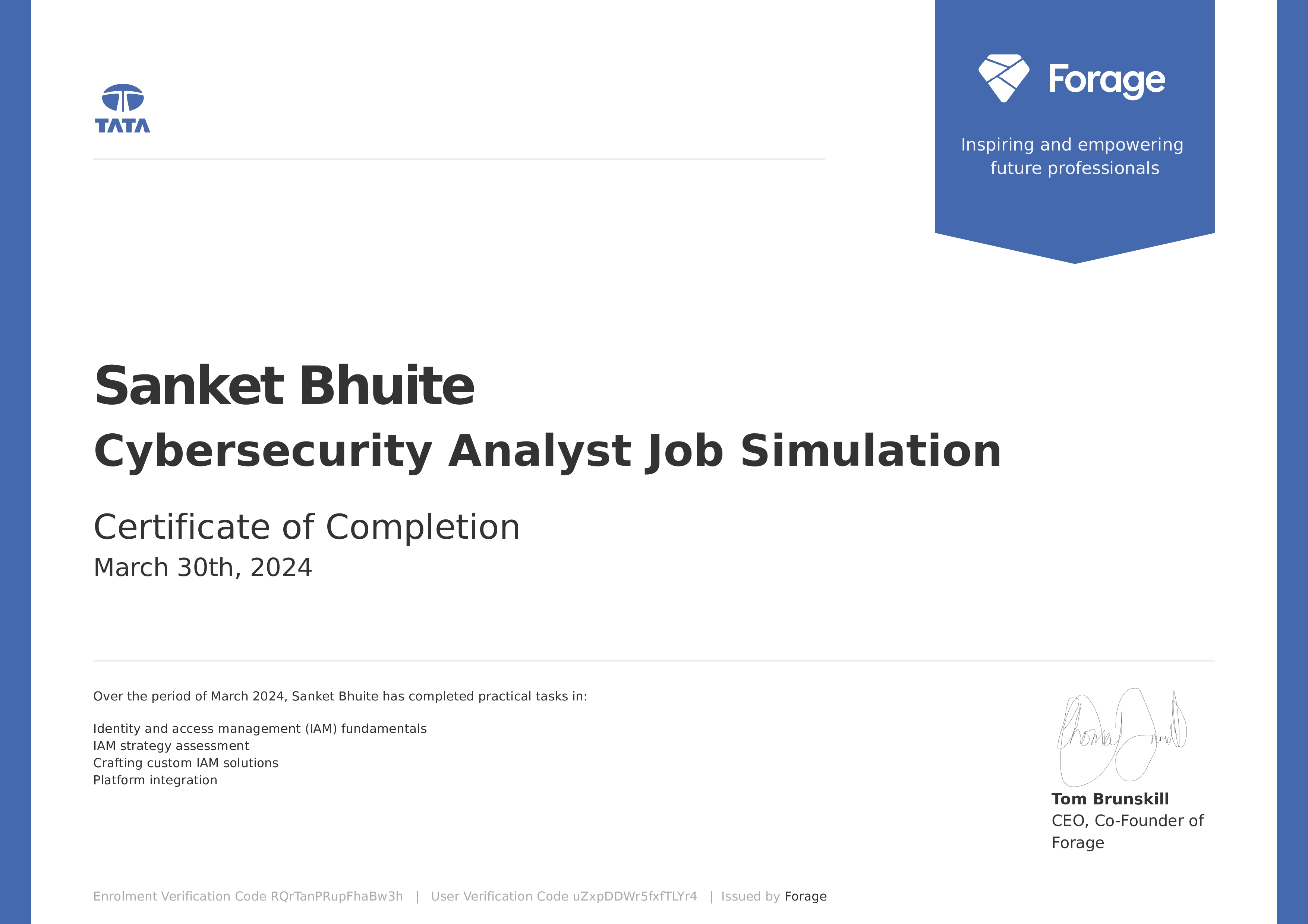 Certificate 8