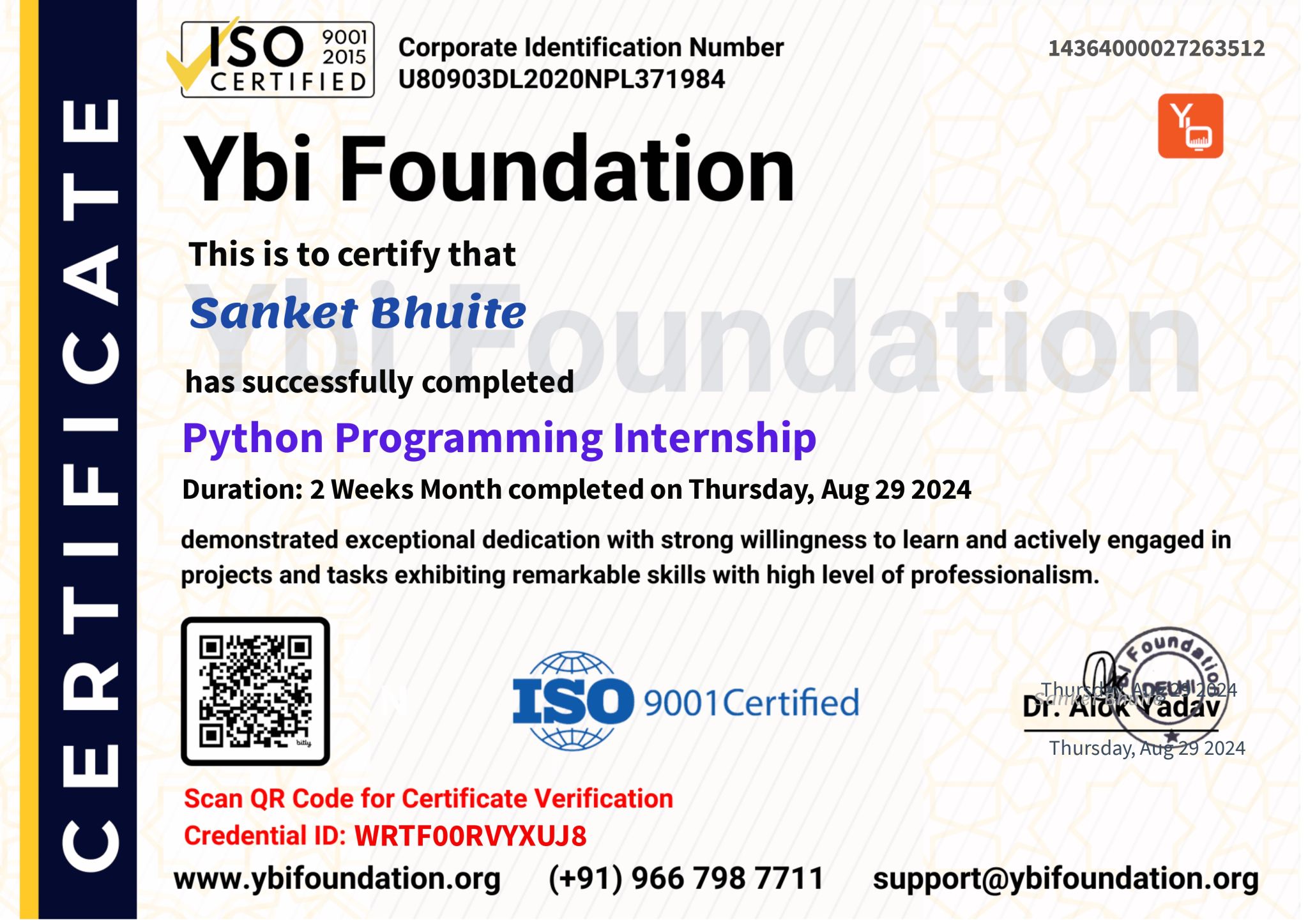 Certificate 18